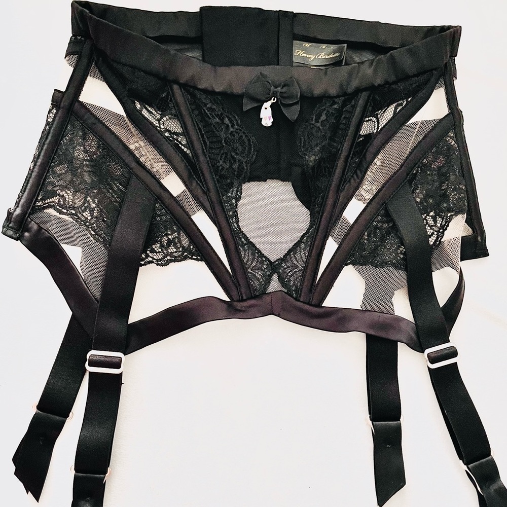 Honey Birdette Black Lace Shapewear